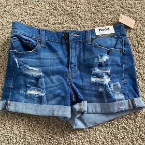 mudd never worn jean shorts